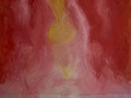 V plameňoch/In the Flames (©Peter Gasparik) 2008, oil on canvas 90x110
