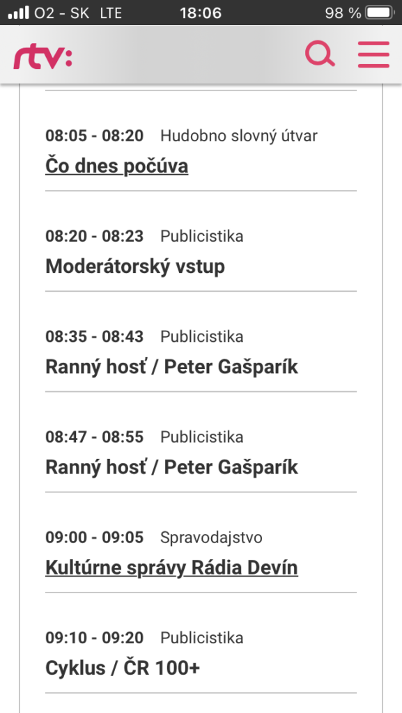 Peter Gašparík V rádiu Devín 24.5.2023