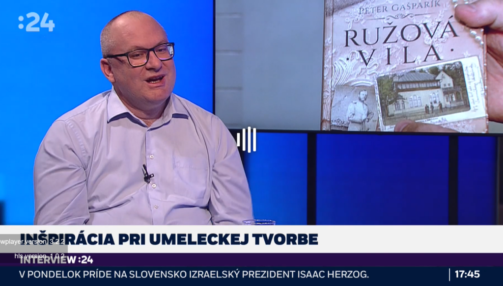 Peter Gašparík_interview RTVS :24_ Ružová vila