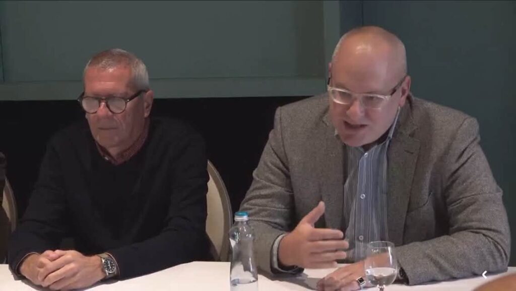 tlačová konferencia, Peter Gašparík a Martin Cie Trenčianske Teplice European FIlm Spa